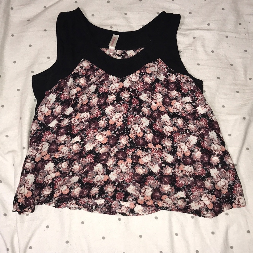 floral blouse